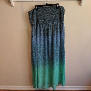 Strapless ombre Old Navy dress